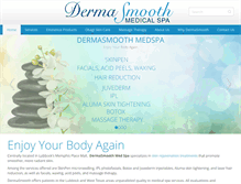 Tablet Screenshot of dermasmoothmedspa.com